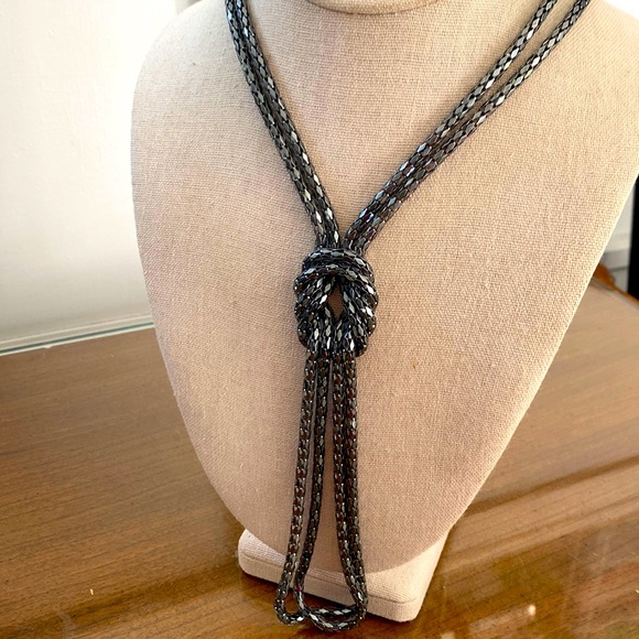 Jewelry | Gunite Color Mesh Metals Slips Over Head Vintage Necklace ...